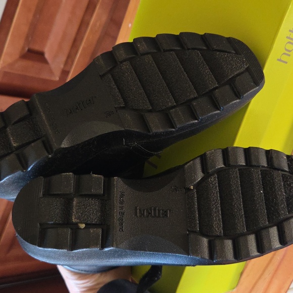 Hotter Tamara Black Leather Boots Made in England Women's Size 6.5 - Picture 7 of 10